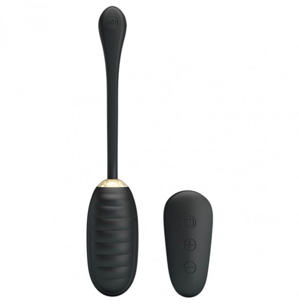 PRETTY LOVE - Royal Pleasure Wireless Remote Vibrating Egg (Chargeable - Black Gold)